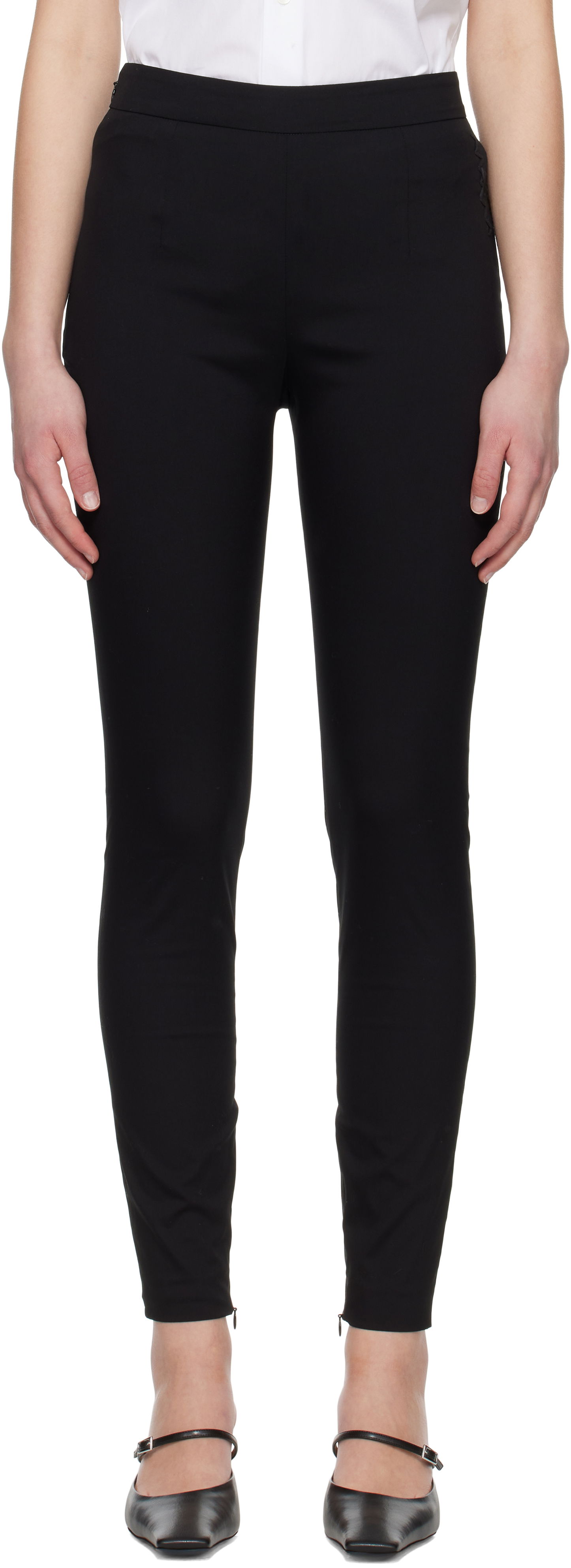 Legíny Marni Marni Stretch Poplin Symbol Trouser Leggings Čierna | PAMA0571S0 UTC477, 0