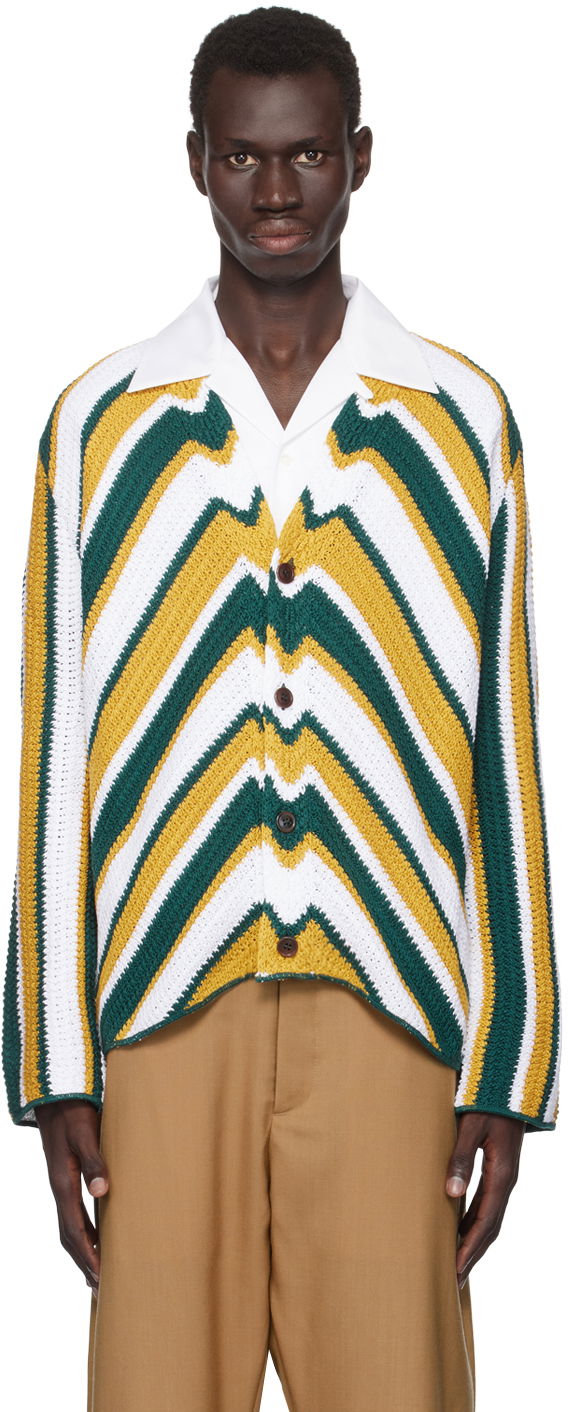 Sveter Marni Chevron Cardigan Rôznofarebný | CDMG0132Q1 UFCB27, 0