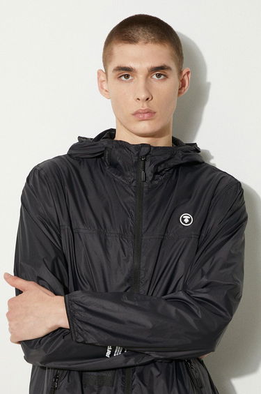 Vetrovka AAPE by A Bathing Ape AAPE Men's Hooded Jacket AAPLJM7637XXM Čierna | AAPLJM7637XXM, 4