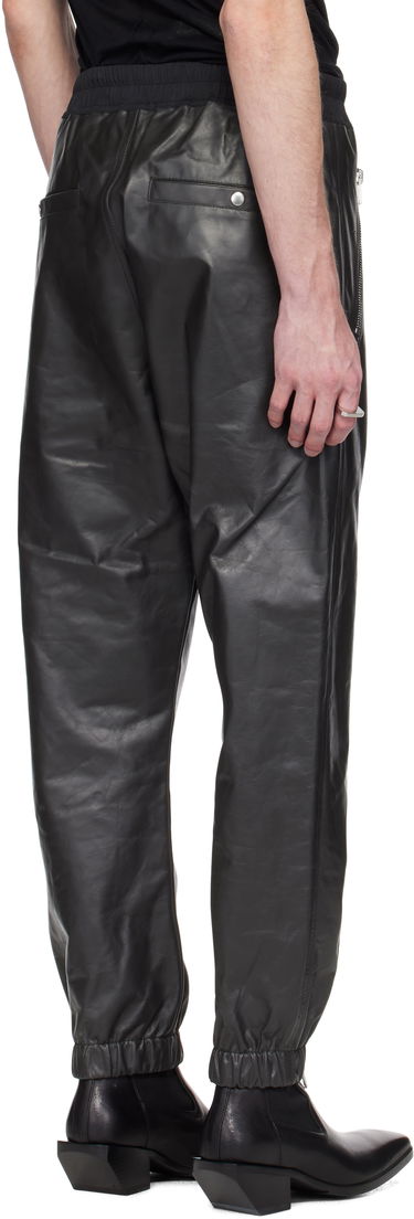 Nohavice Rick Owens Rick Owens Hollywood Tecuatl Leather Pants Čierna | RR01E5370 LTP, 2