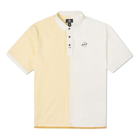 Polo tričko Converse Colorblock Splicing Polo Shirt Žltá | 10022780-A01