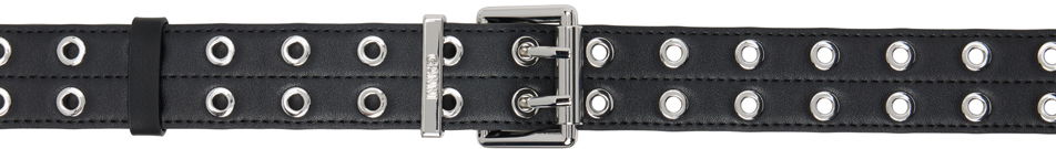 Opasok GANNI GANNI Eyelet Belt Čierna | A6586, 0