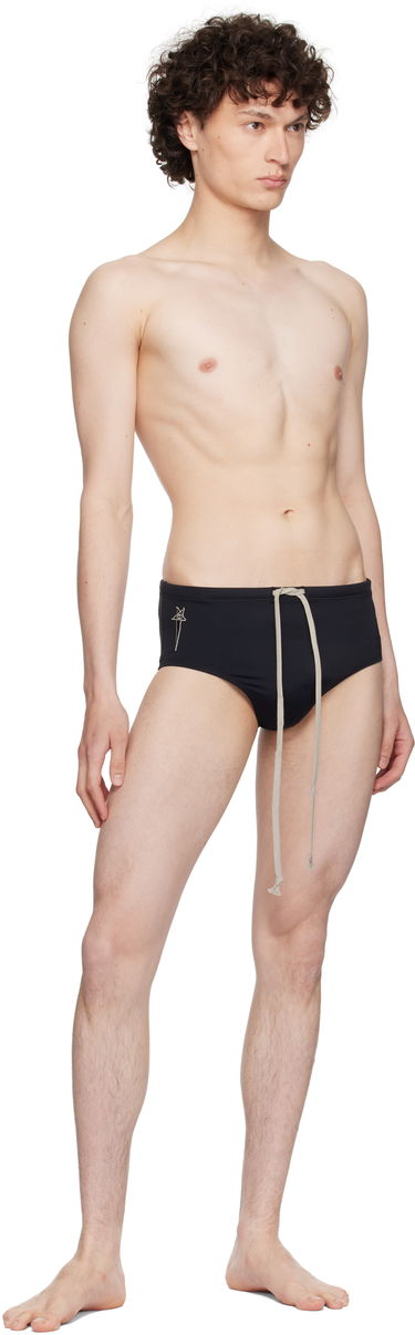 Plavky Rick Owens Rick Owens Champion Edition Jersey Swim Briefs Čierna | CM01E1692 CHJMW SWIM JERSEY, 3