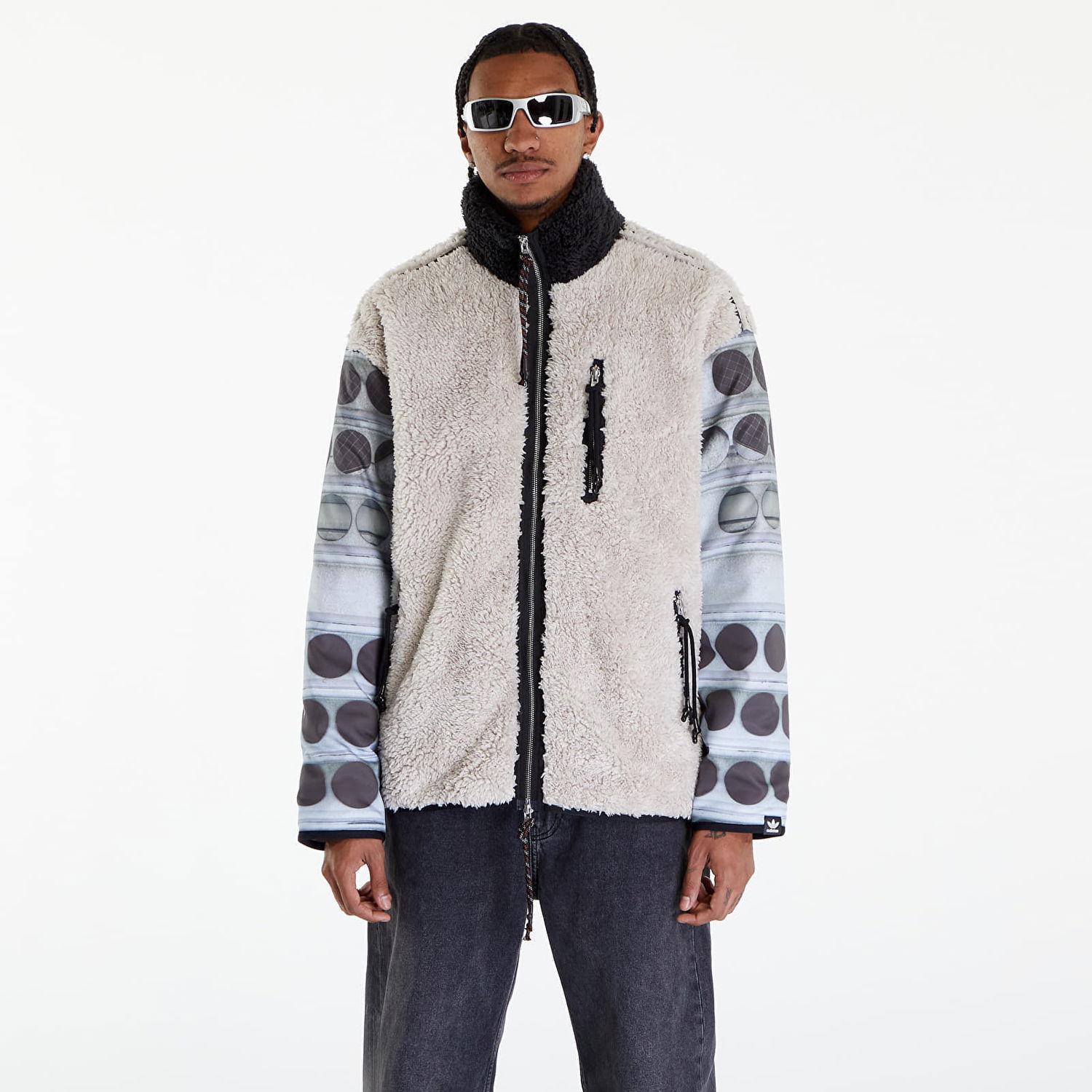 Bunda adidas Originals Song For The Mute x Fleece Jacket UNISEX Beige Béžová | IY9514, 0