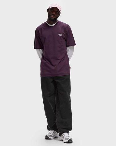 Tričko Dickies Summerdale T-shirt Vínová | 0A4YAI, 3