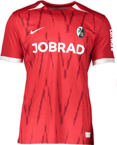 Dres Nike SC Freiburg jersey away 2024/2025 Červená | 5scffd7769-nocode, 0