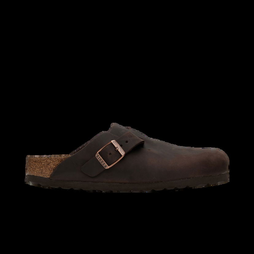 Tenisky a topánky Birkenstock Brown Narrow Boston Soft Footbed Loafers Hnedá | 159713