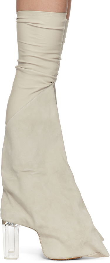 Ponožky Rick Owens Rick Owens Hollywood Taco Kiss Tall Boots Béžová | RR01E5843 LSLVS0, 0