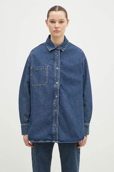 Košeľa Ksubi Oversized Longsleeve Denim Shirt Modrá | WPF24SH007, 0