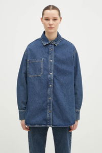 Oversized Longsleeve Denim Shirt