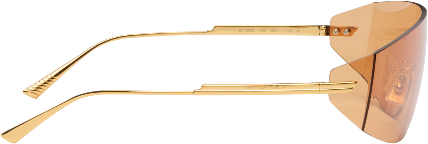 Slnečné okuliare Bottega Veneta Mask Metal Sunglasses Oranžová | BV1299S-002, 1