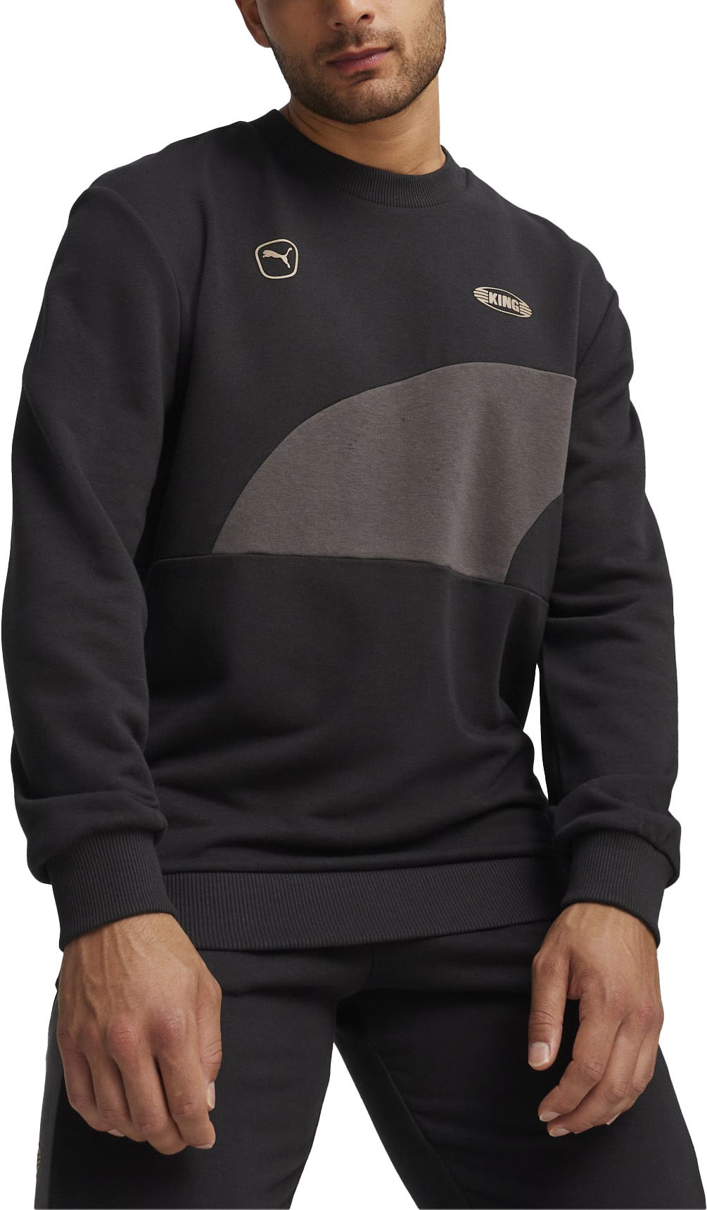 Mikina Puma KING Top Crew Sweatshirt Čierna | 658987-04, 0
