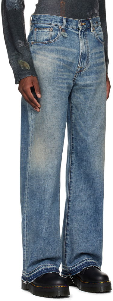 Džínsy R13 R13 D'Arcy Loose Fit Jeans Modrá | R13MD038-D213C, 1