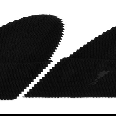 Kulicha AMI AMI Paris Merino Wool Beanie Čierna | H25UBO006-018-0180H25, 0