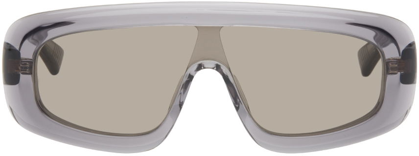 Slnečné okuliare Bottega Veneta Bombe Shield Sunglasses Šedá | BV1281S, 0