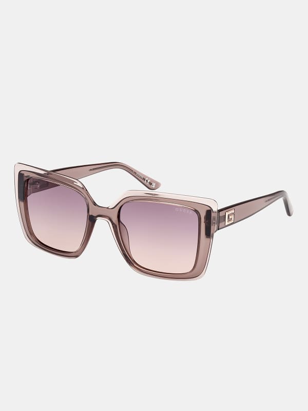 Slnečné okuliare GUESS Square Sunglasses Hnedá | GU790852QQQ, 0