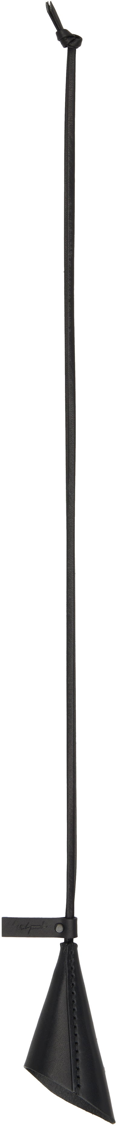 Kľúčenka Yohji Yamamoto YOHJI YAMAMOTO Leather Key Necklace Čierna | DM-A01-702, 1