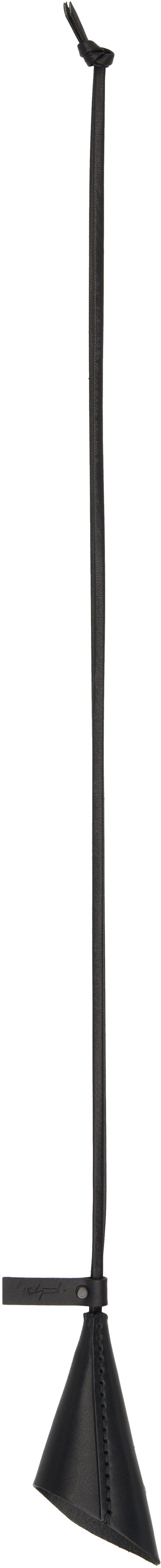 Kľúčenka Yohji Yamamoto YOHJI YAMAMOTO Leather Key Necklace Čierna | DM-A01-702, 1