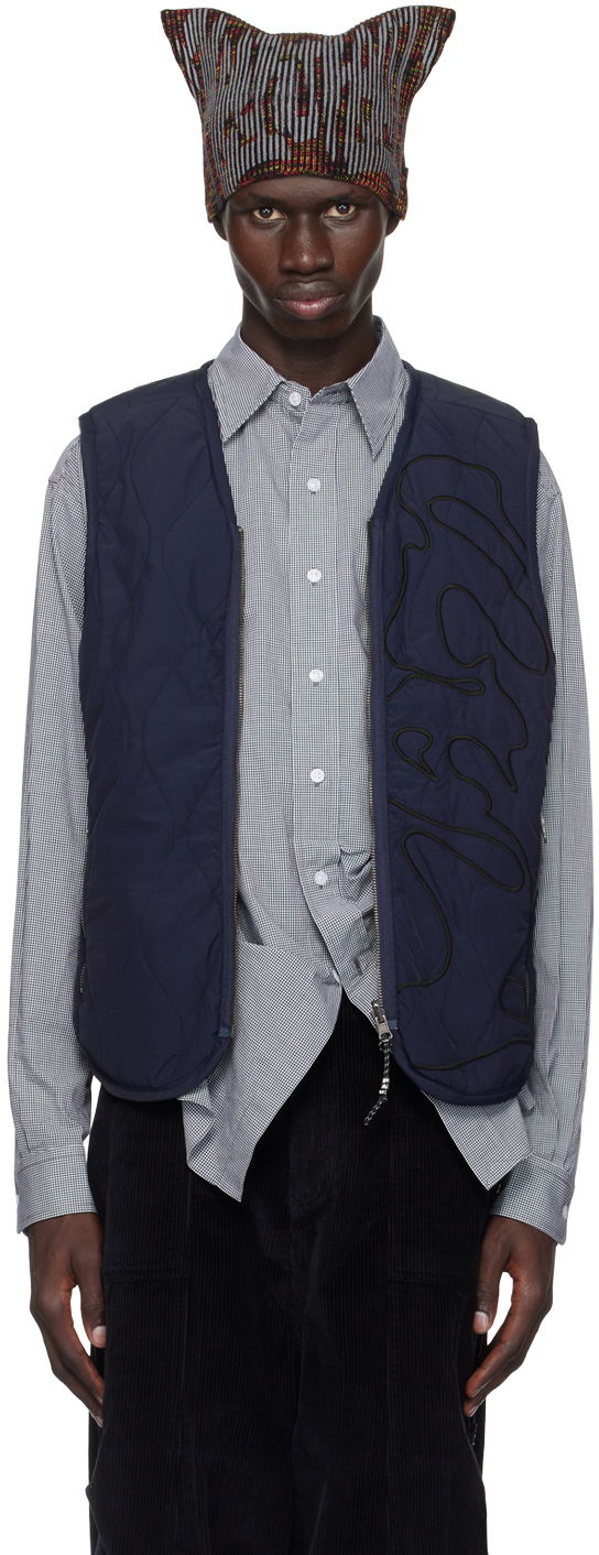 Vesta Perks And Mini Penchant Reversible Puffer Vest Navy | 39190, 0