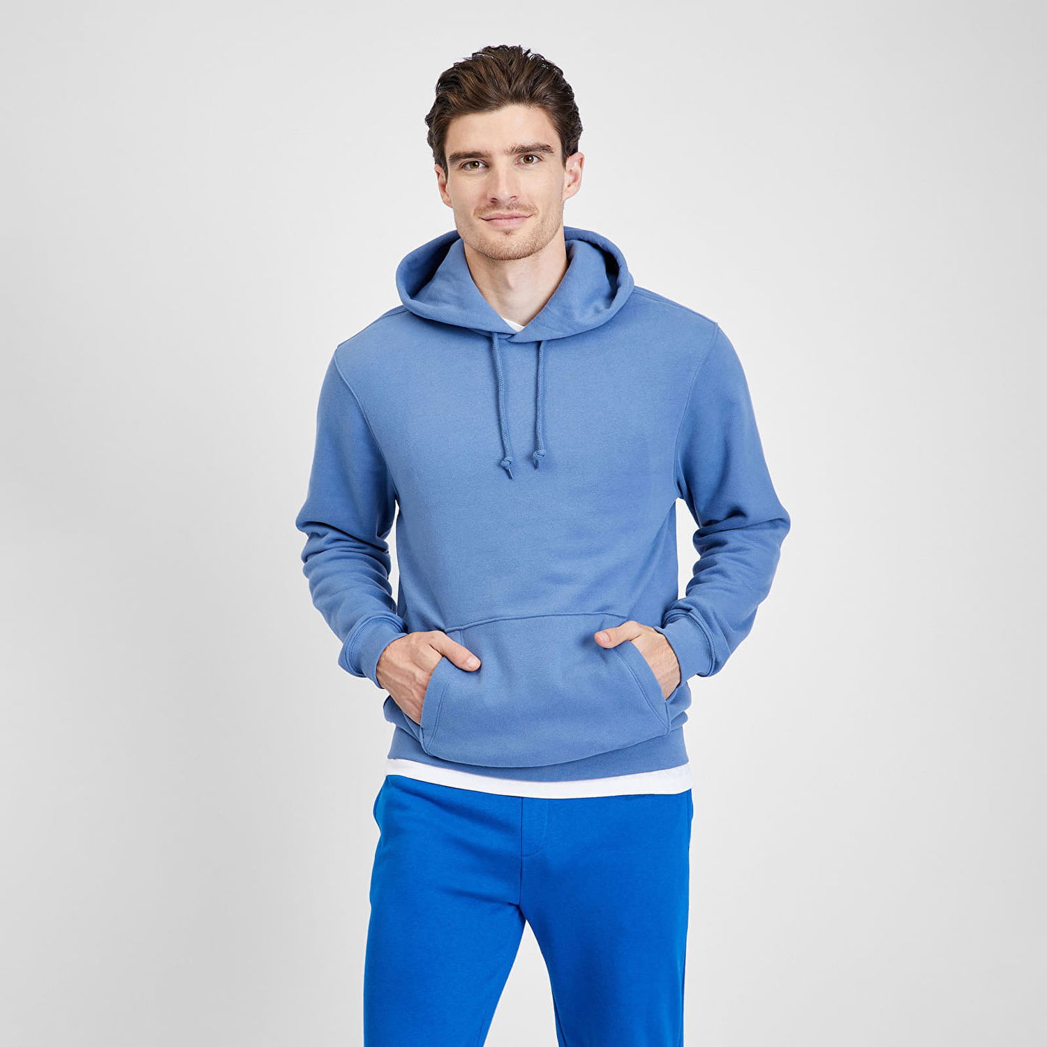 Mikina GAP Non Logo Hoodie Bainbridge Blue Modrá | 737296-56, 0