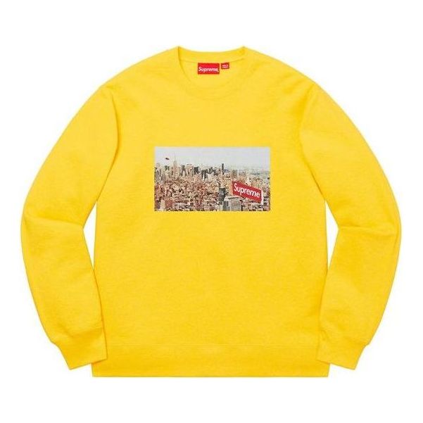 Sveter Supreme Aerial City View Graphic Sweatshirt Žltá | SUP-FW20-274, 0