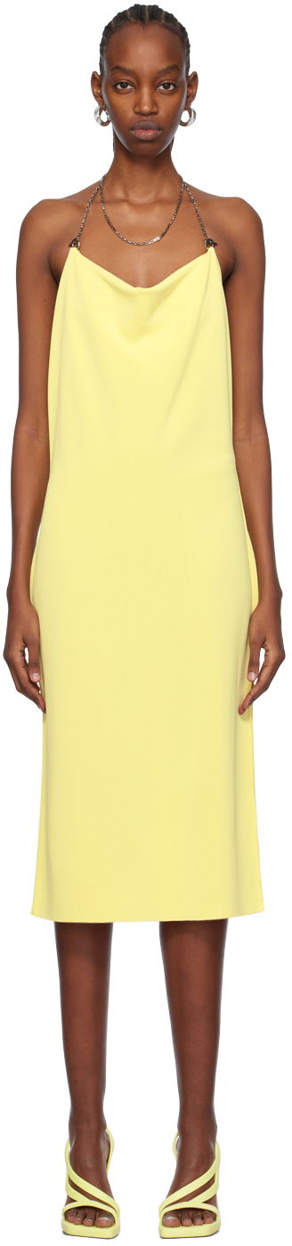 Šaty Bottega Veneta Chain Midi Dress Žltá | 773543 V3O30