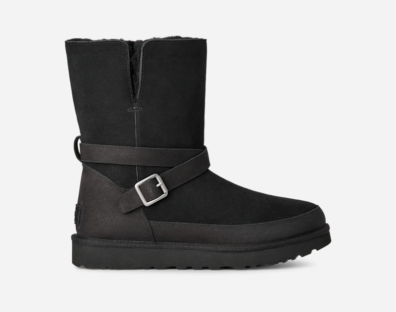 Tenisky a topánky UGG Classic Short Bellina Belted Boot Čierna | 1174513-BLK