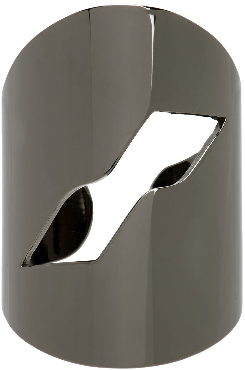 Prsteň We11done Logo Motif Ring Metalická | WD-AJ1-22-706-U-DG, 0