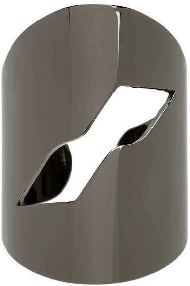 Prsteň We11done Logo Motif Ring Metalická | WD-AJ1-22-706-U-DG, 0