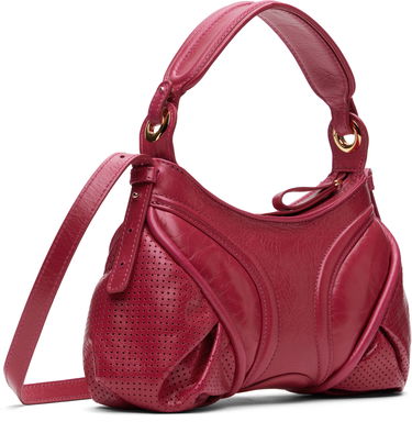 Kabelka Marine Serre Marine Serre Futura Mini Leather Bag Ružová | WBA006A RLEA0023, 2
