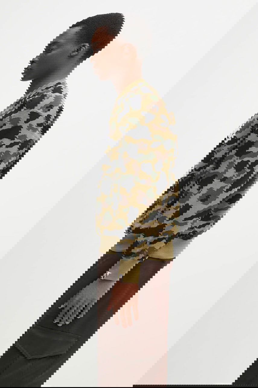 Mikina BAPE A Bathing Ape 1St Camo Jacquard College Patterned Sweatshirt Rôznofarebný | 1L30113307, 1