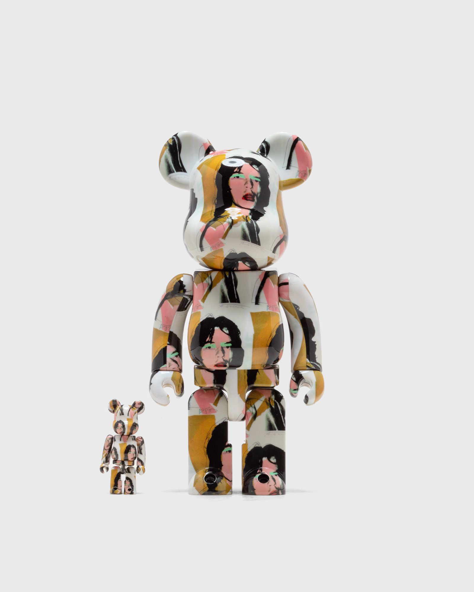 BE@RBRICK Andy Warhol Mick Jagger 100% & 400% Set