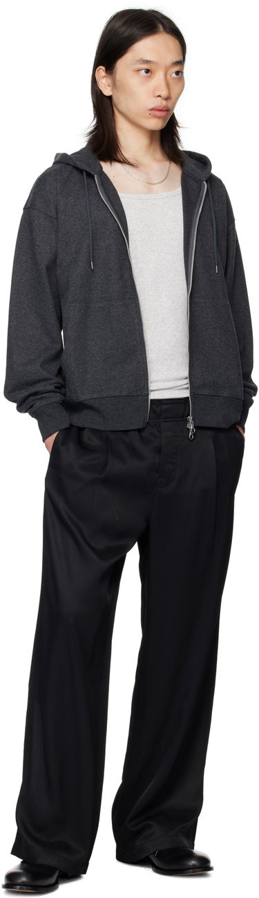 Mikina OUR LEGACY OUR LEGACY Rascal Zip-Up Hoodie Šedá | M4256RC, 3