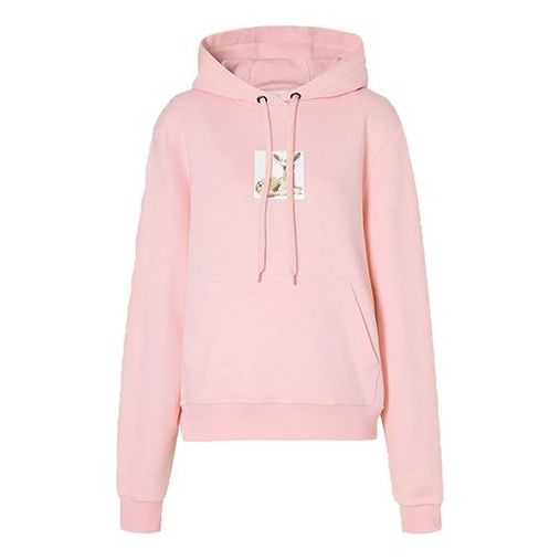 Mikina Burberry Deer Print Cotton Hoodie Ružová | 80246541