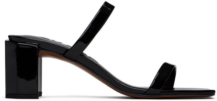 Tenisky a topánky BY FAR Tanya Patent Leather Heeled Sandals Čierna | 19PFTNYSBLP, 0