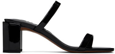 Tenisky a topánky BY FAR Tanya Patent Leather Heeled Sandals Čierna | 19PFTNYSBLP, 0
