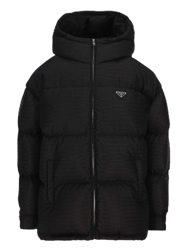 Prešívaná bunda Prada Zip-Up Padded Jacket Čierna | 292052S22211FC-F0002