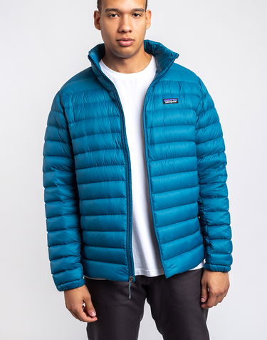 Prešívaná bunda Patagonia Down Sweater Modrá | 84675, 2