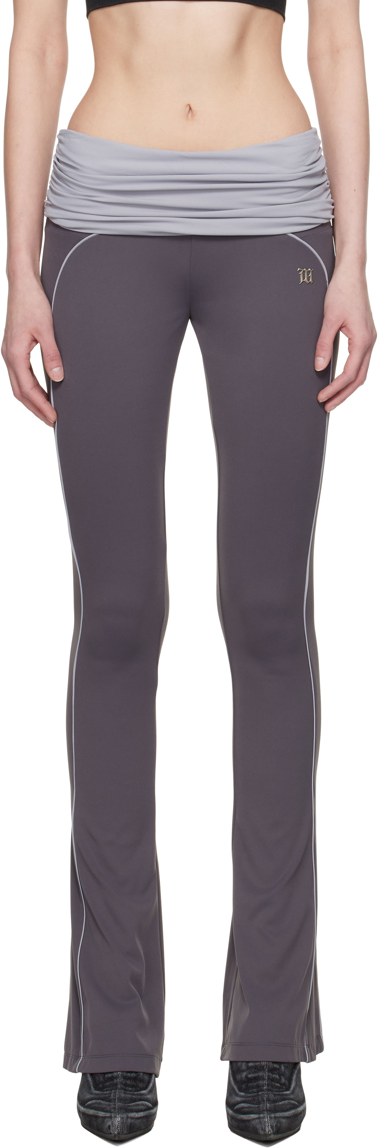 Legíny MISBHV MISBHV Flared Wrapped Sport Pants Šedá | 250W309, 0
