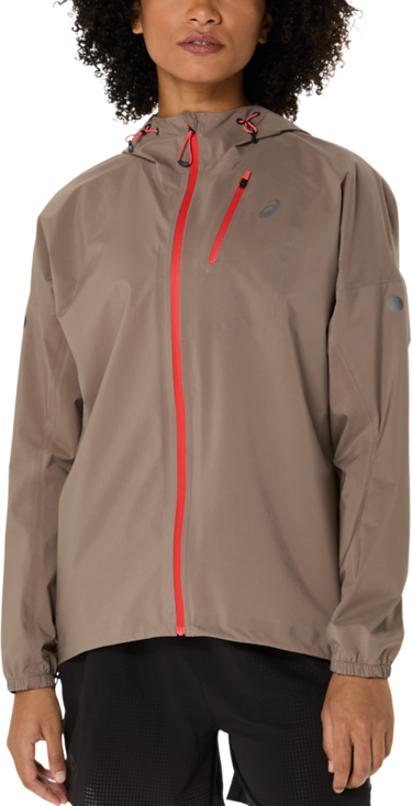 Vetrovka Asics Asics Fujitrail Elite Waterproof Hooded Jacket Hnedá | 2012d202-020, 0