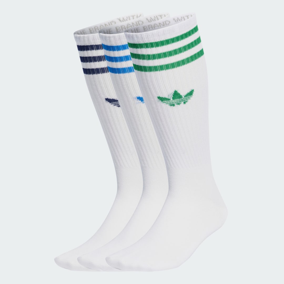 Ponožky adidas Originals Solid Crew Socks – 3 pairs Biela | IU2656, 0