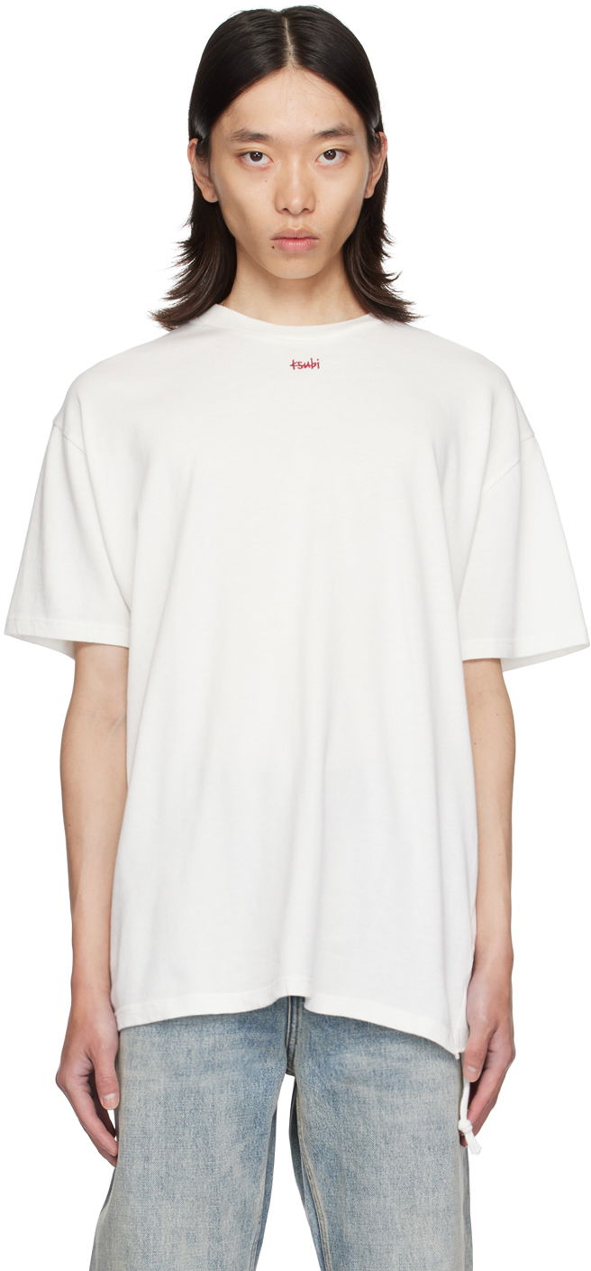 Tričko Ksubi White Stitch Up Biggie T-Shirt Biela | MPF24TE023, 0