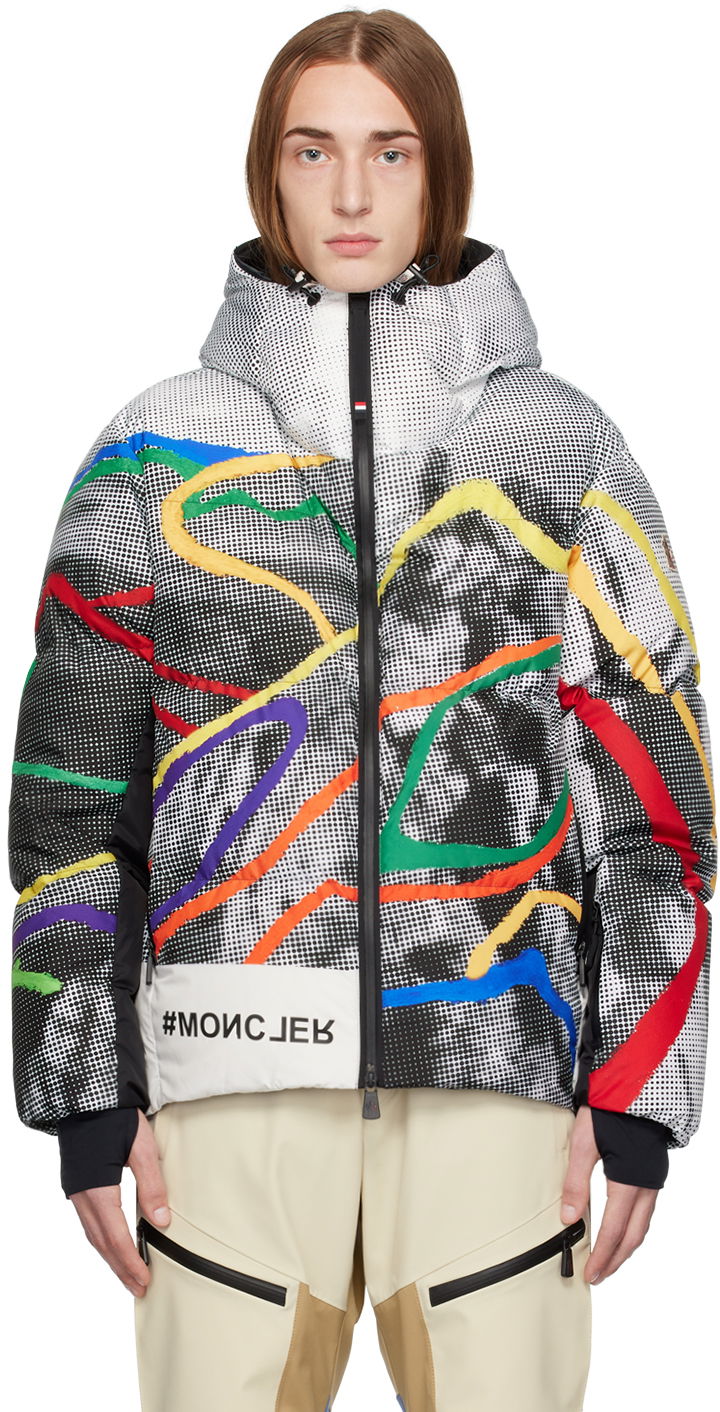 Prešívaná bunda Moncler Grenoble Printed Down Jacket Rôznofarebný | I20971A000565974J, 0
