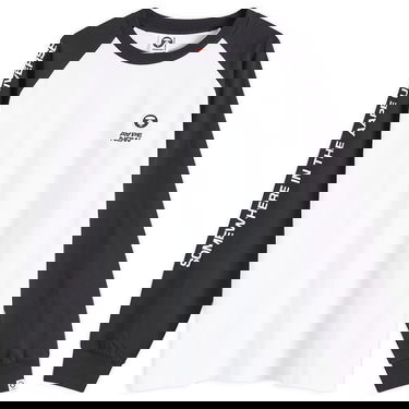 Tričko AAPE by A Bathing Ape AAPE Now Raglan Long Sleeve T-Shirt, Large Biela | AAPLTM1541XXNBKX, 1