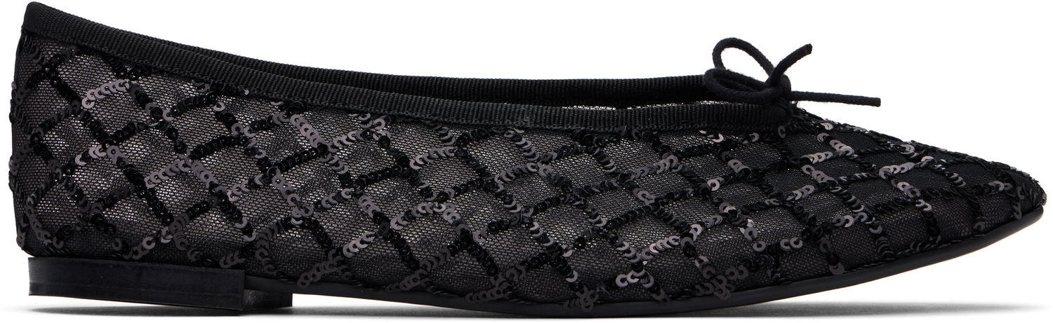 Starostlivosť o obuv Repetto Repetto Lilouh Rubber Sole Ballerina Flats Čierna | V4096RESEQ, 0