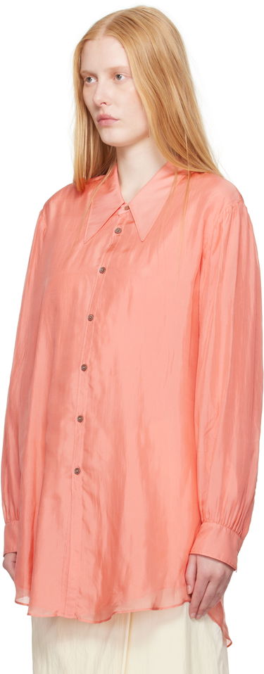 Košeľa LEMAIRE Lemaire Pointed Collar Shirt Ružová | SH1151 LF1373, 3