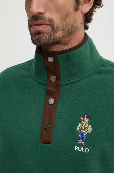 Mikina Polo by Ralph Lauren LONG SLEEVE-SWEATSHIRT Zelené | 710930549002, 4