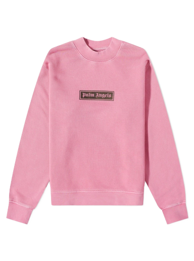 Mikina Palm Angels Box Logo Crew Sweat Ružová | PMBA062F22FLE0013210