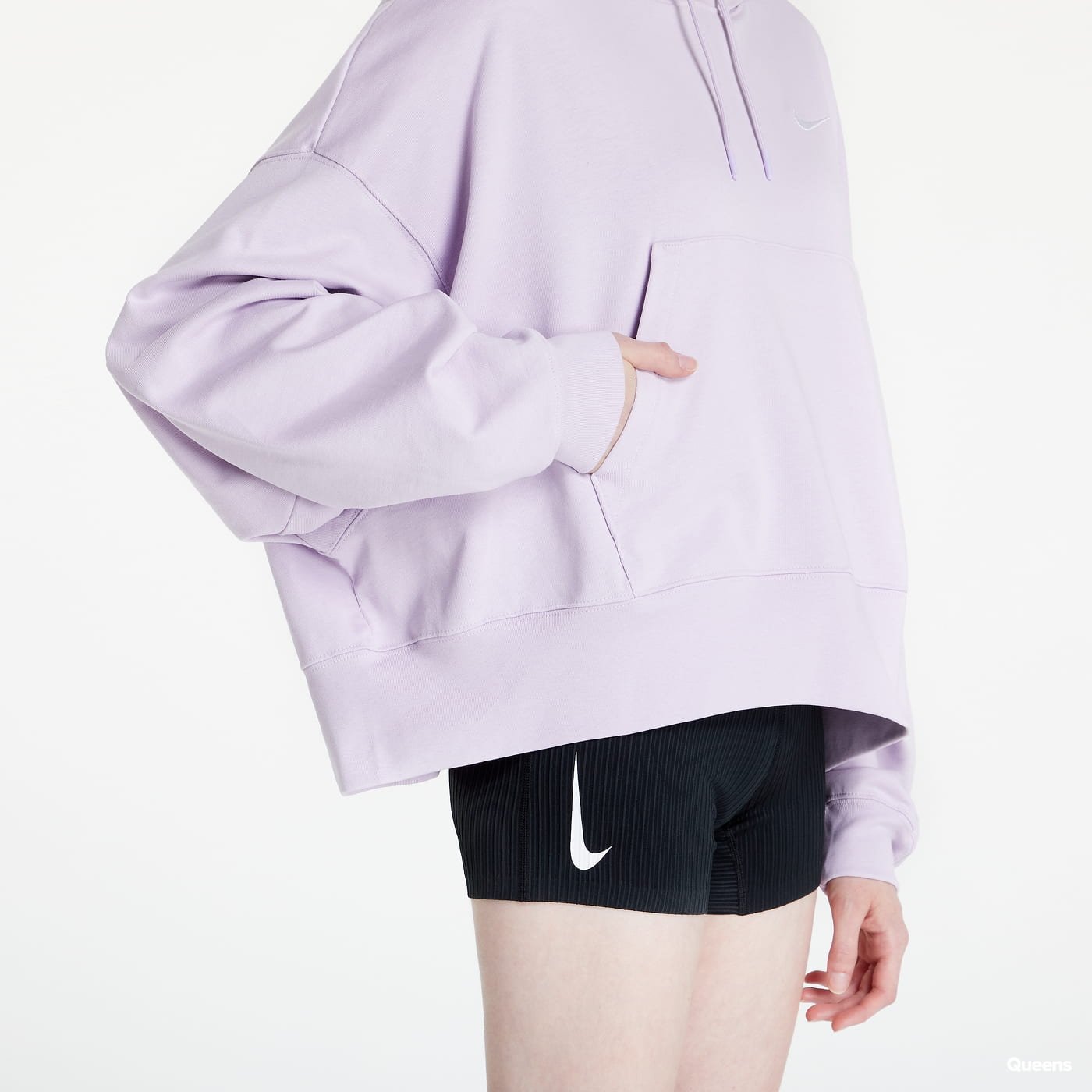 Oversized Jersey Pullover Hoodie