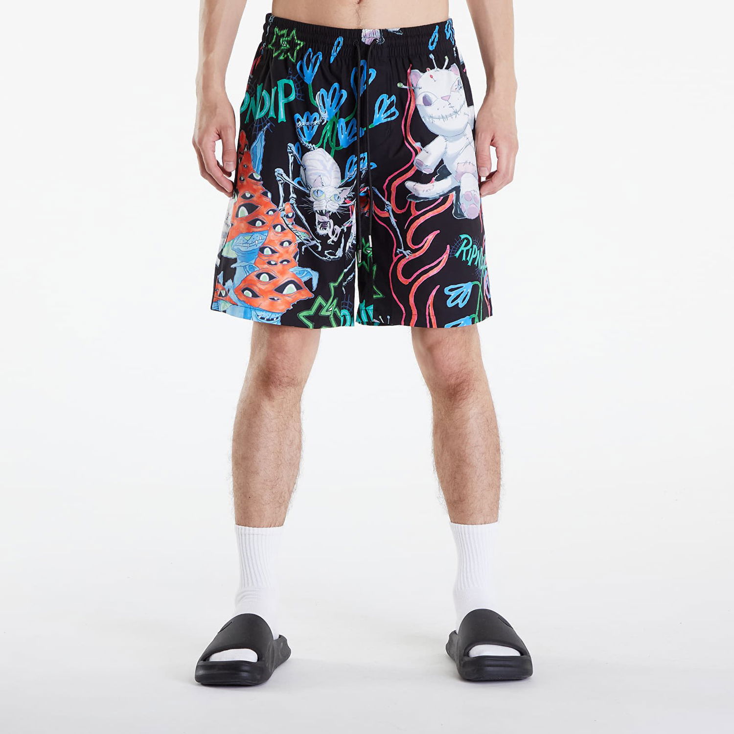 Šortky RIPNDIP Travis Swim Shorts Black Rôznofarebný | RNDSPR24131, 0